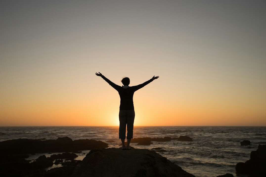 person transforming life through personal development